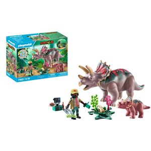 Playmobil Dinosaur Triceratops Family - 29 Pieces